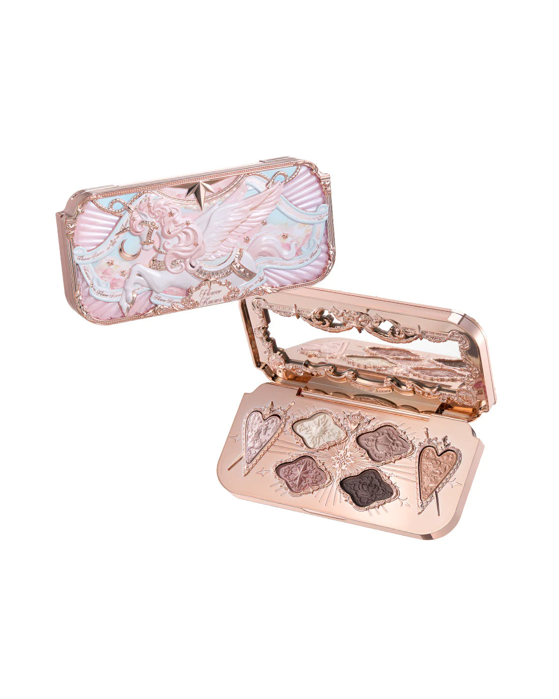 Flower Knows Knight Unicorn Satin Makeup Palette