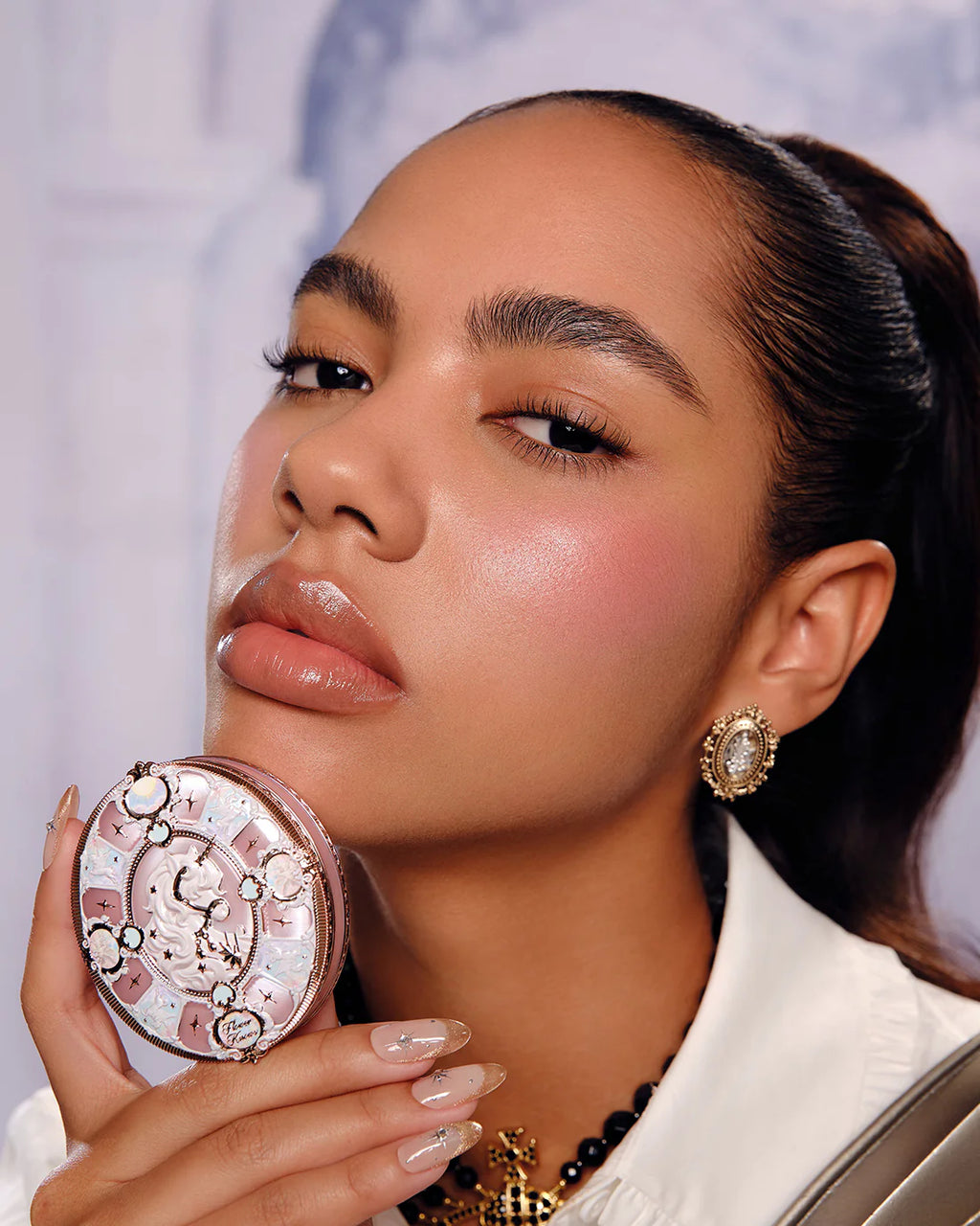 Flower Knows Knight Unicorn Satin Blush