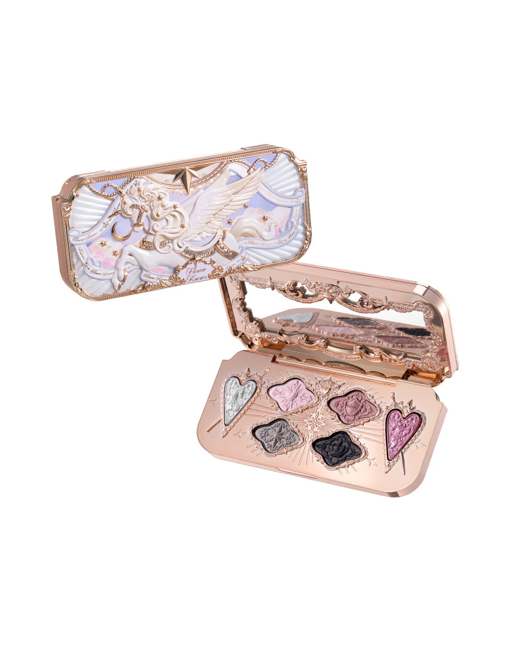 Flower Knows Knight Unicorn Satin Makeup Palette