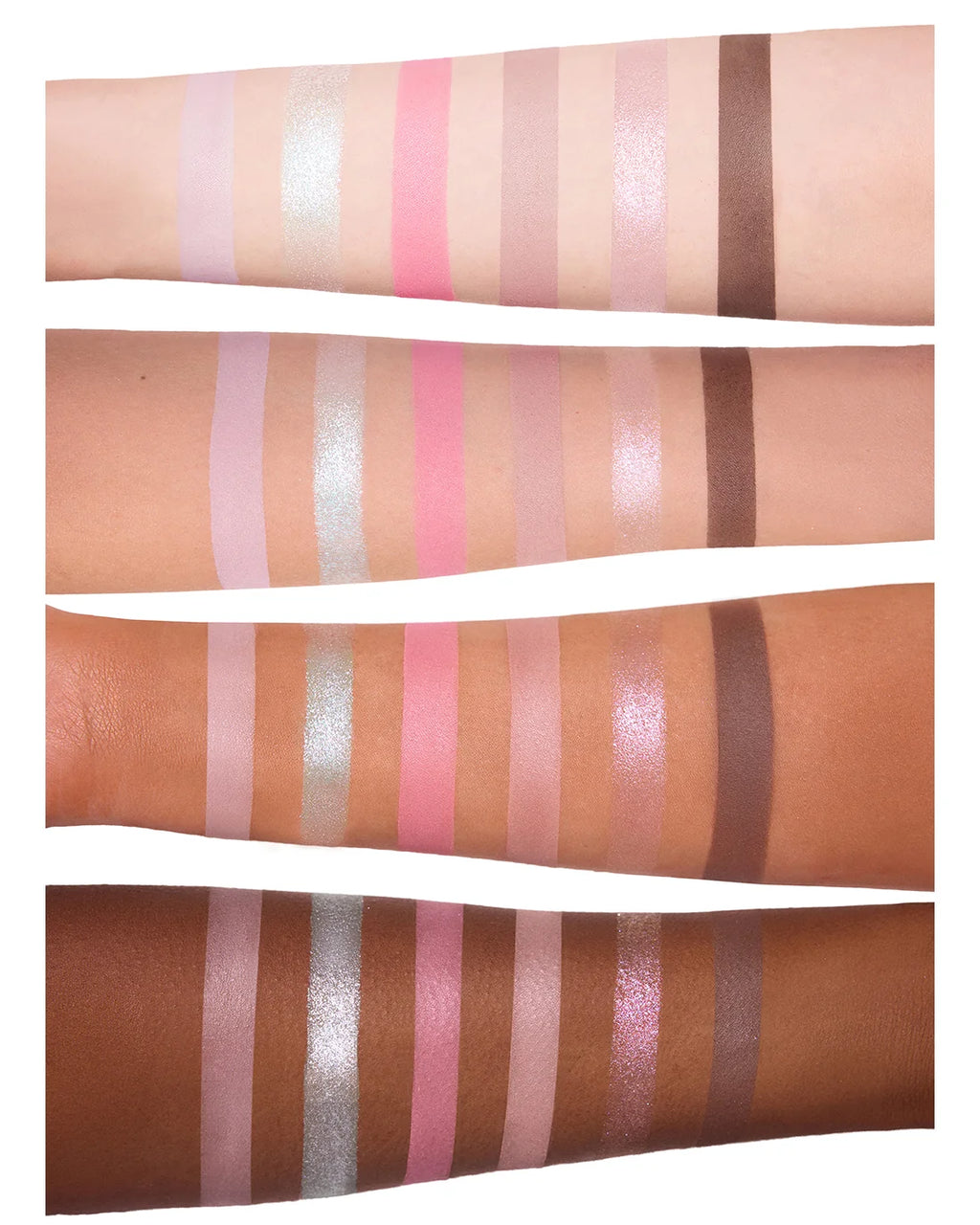 Flower Knows Snow Ballet Six-Color Satin Makeup Palette