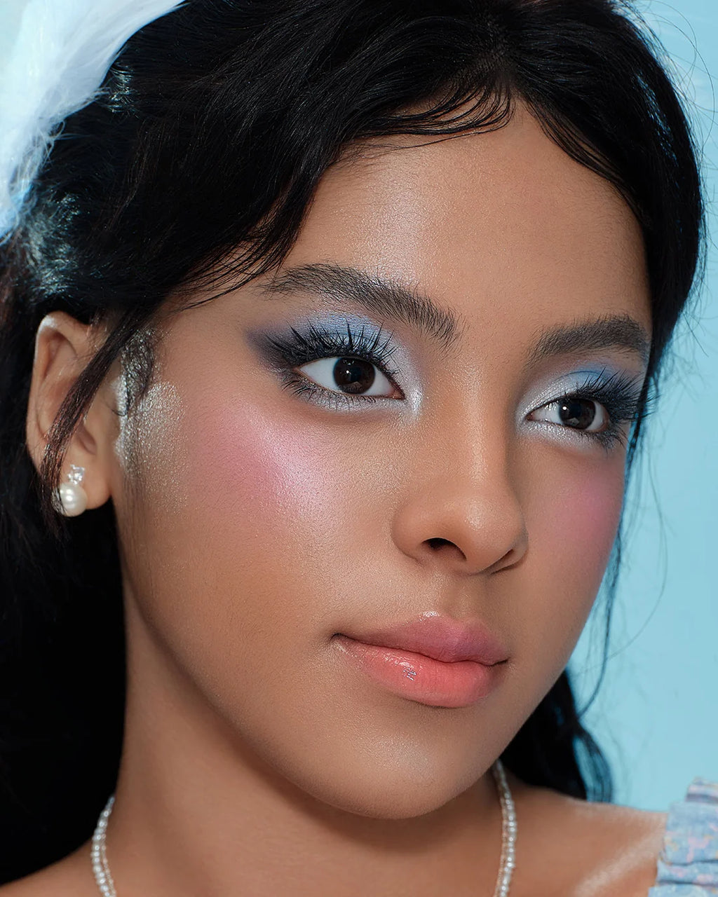 Flower Knows Snow Ballet Six-Color Satin Makeup Palette