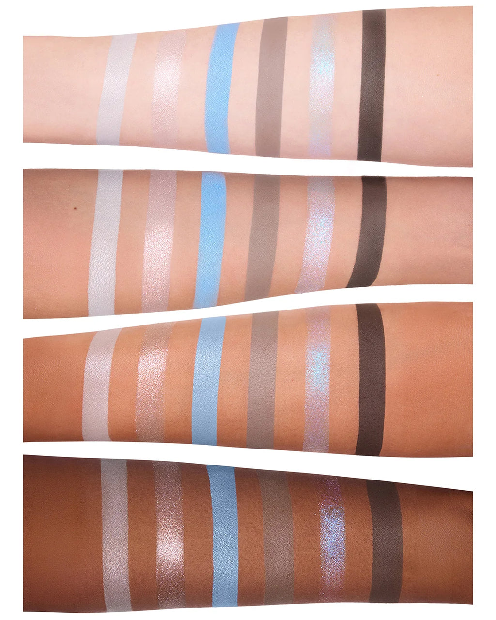 Flower Knows Snow Ballet Six-Color Satin Makeup Palette