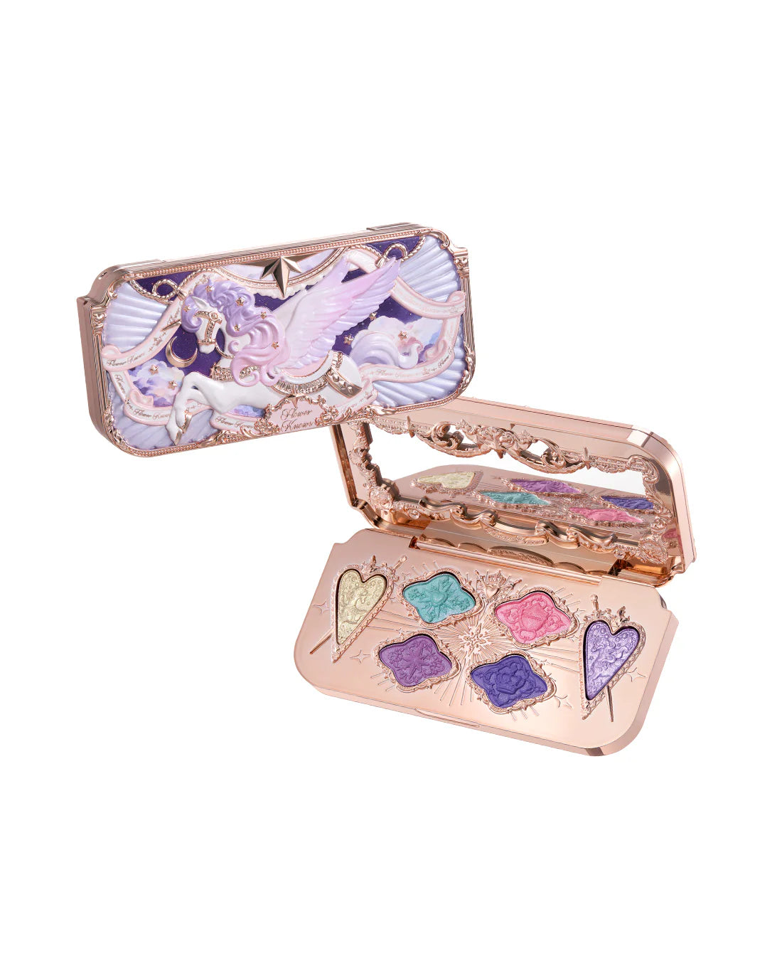 Flower Knows Knight Unicorn Satin Eyeshadow Palette Global Exclusive