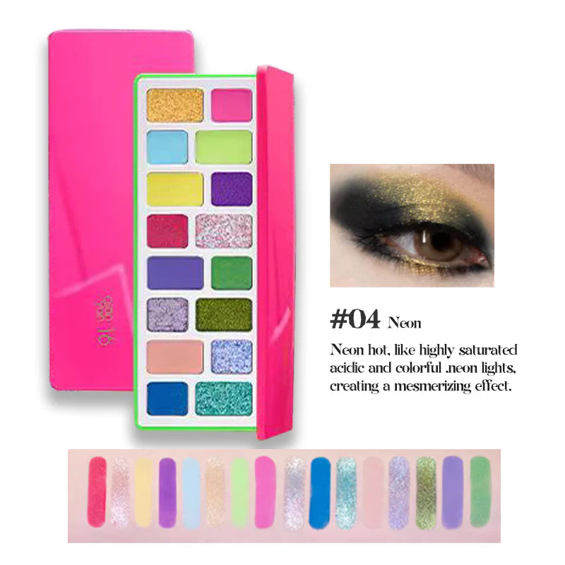 CHEERYEP 16-Color Eye Shadow Palettes
