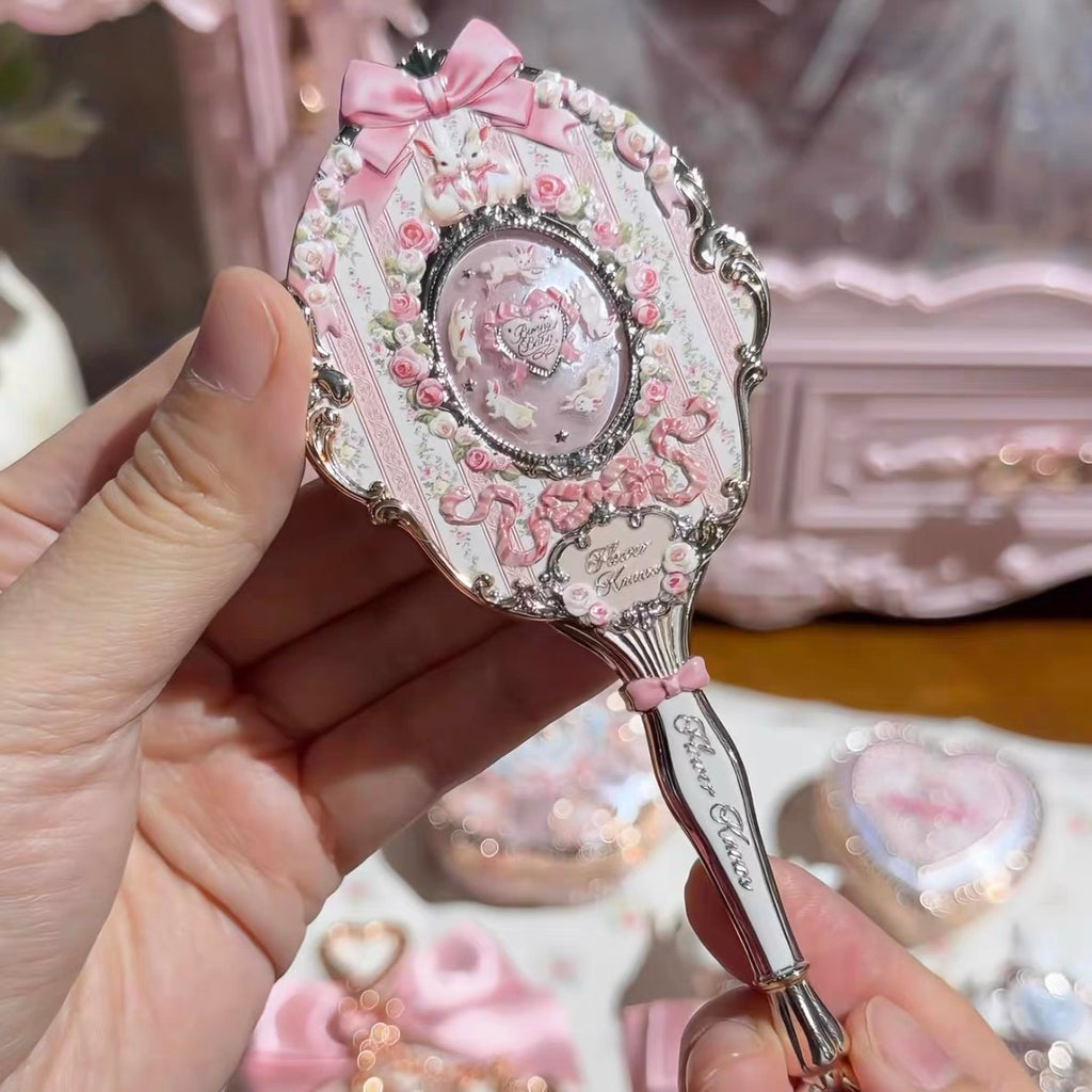 Flower Knows Bunny Garden MINI Hand Mirror Charm Limited Edition
