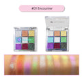 Sheeneffect 9-Color Ice-transparent Chameleon Eyeshadow Palette