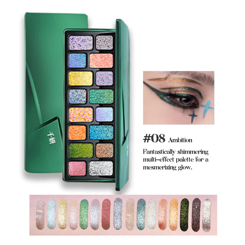 CHEERYEP 16-Color Eye Shadow Palettes