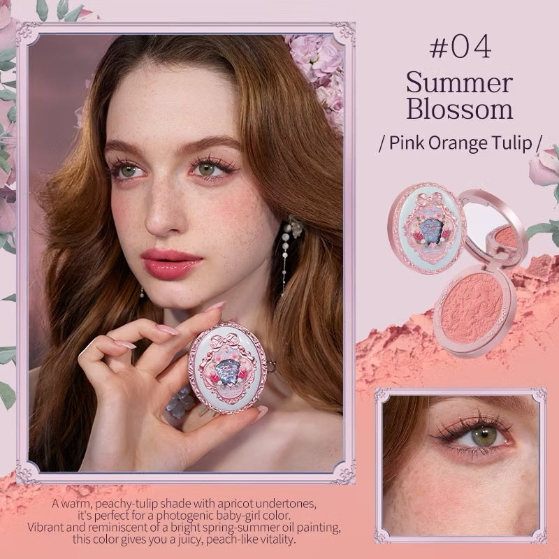 Flower Knows Midsummer Fairytales Velvet Embossed Blush
