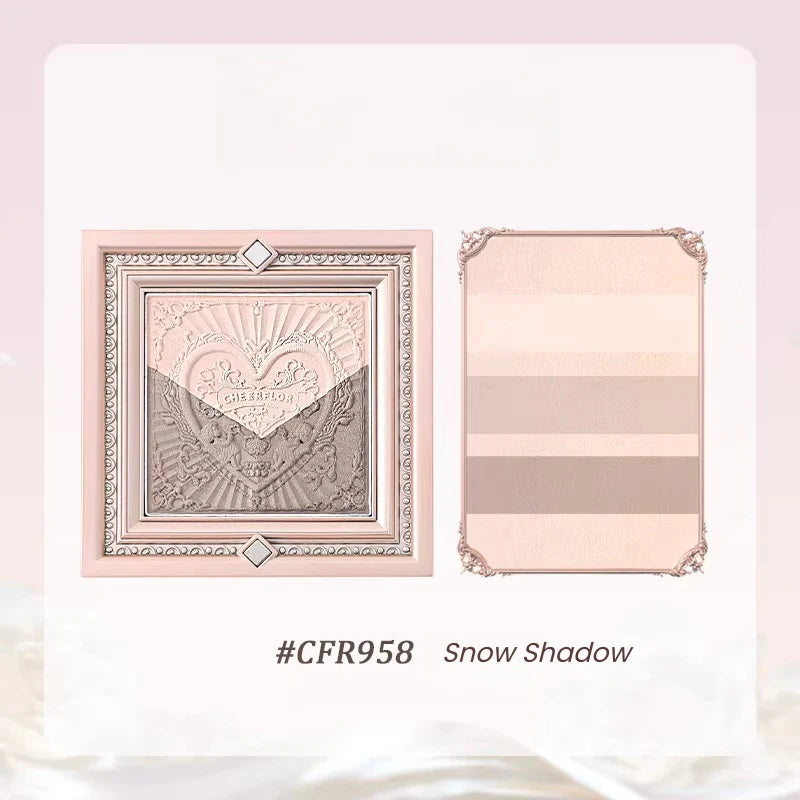 CHEERFLOR Picture Frame 3-color Contour Palette