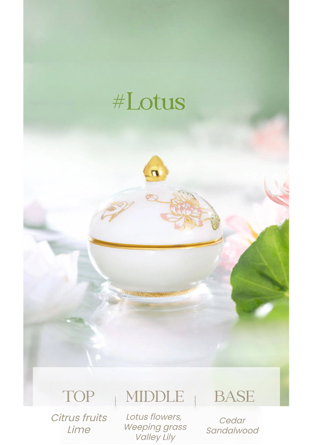 PALACE MUSEUM Flower God Collection Solid Perfume Balm