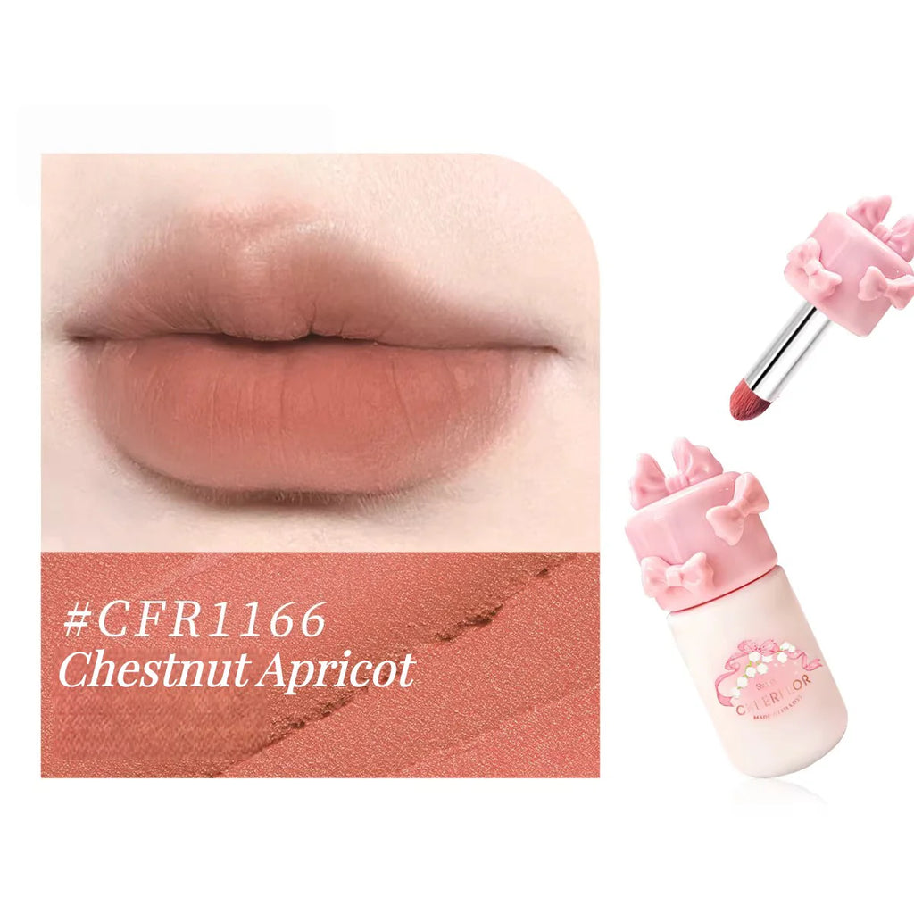 CHEERFLOR Girl's Bowknot Velvet MatteMakeup Cream