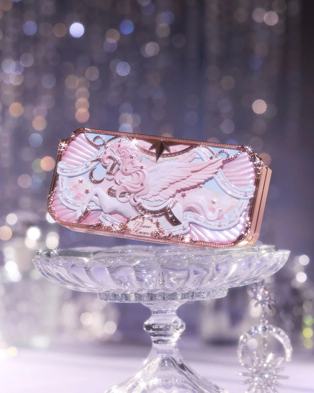 Flower Knows Knight Unicorn Satin Makeup Palette
