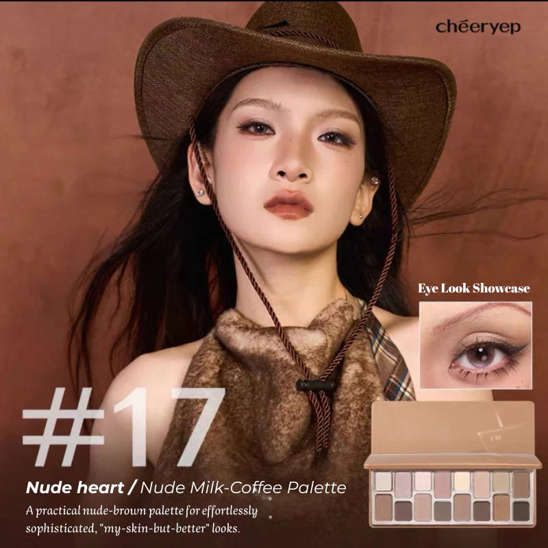 CHEERYEP 16-Color Eye Shadow Palettes