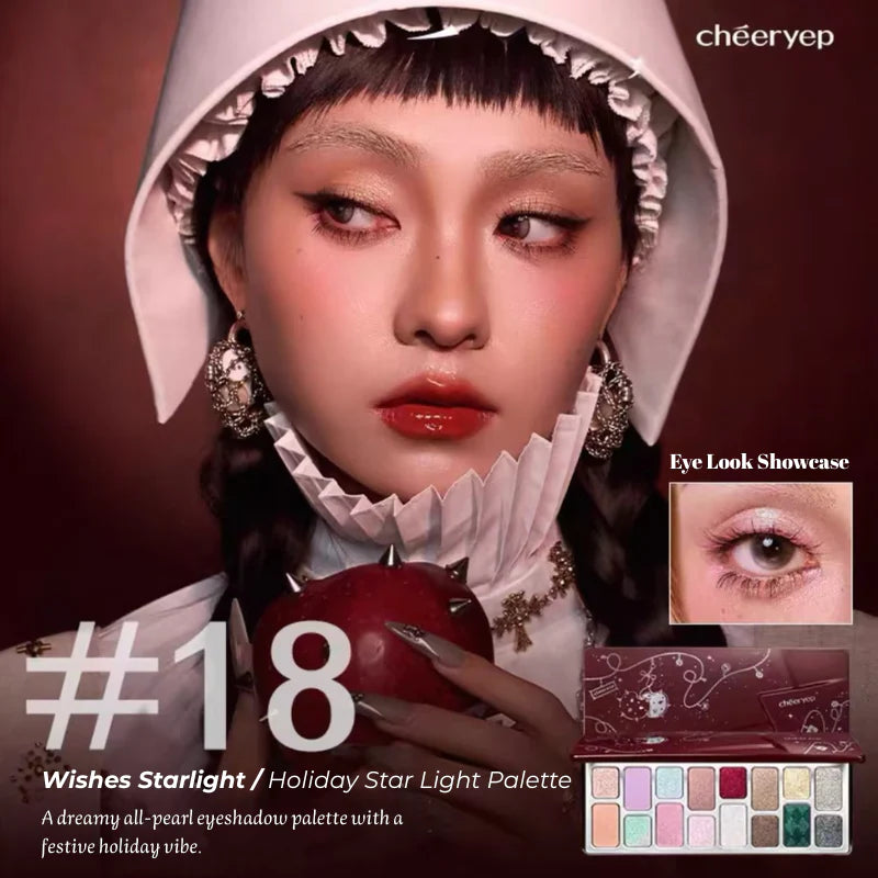 CHEERYEP 16-Color Eye Shadow Palettes