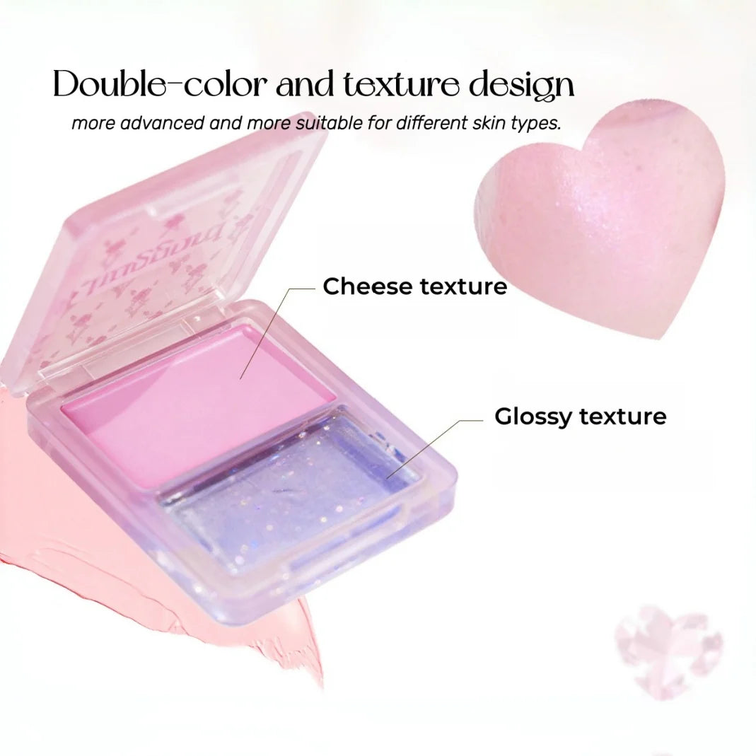 Haggard 2-Color Glossy Blusher Cream