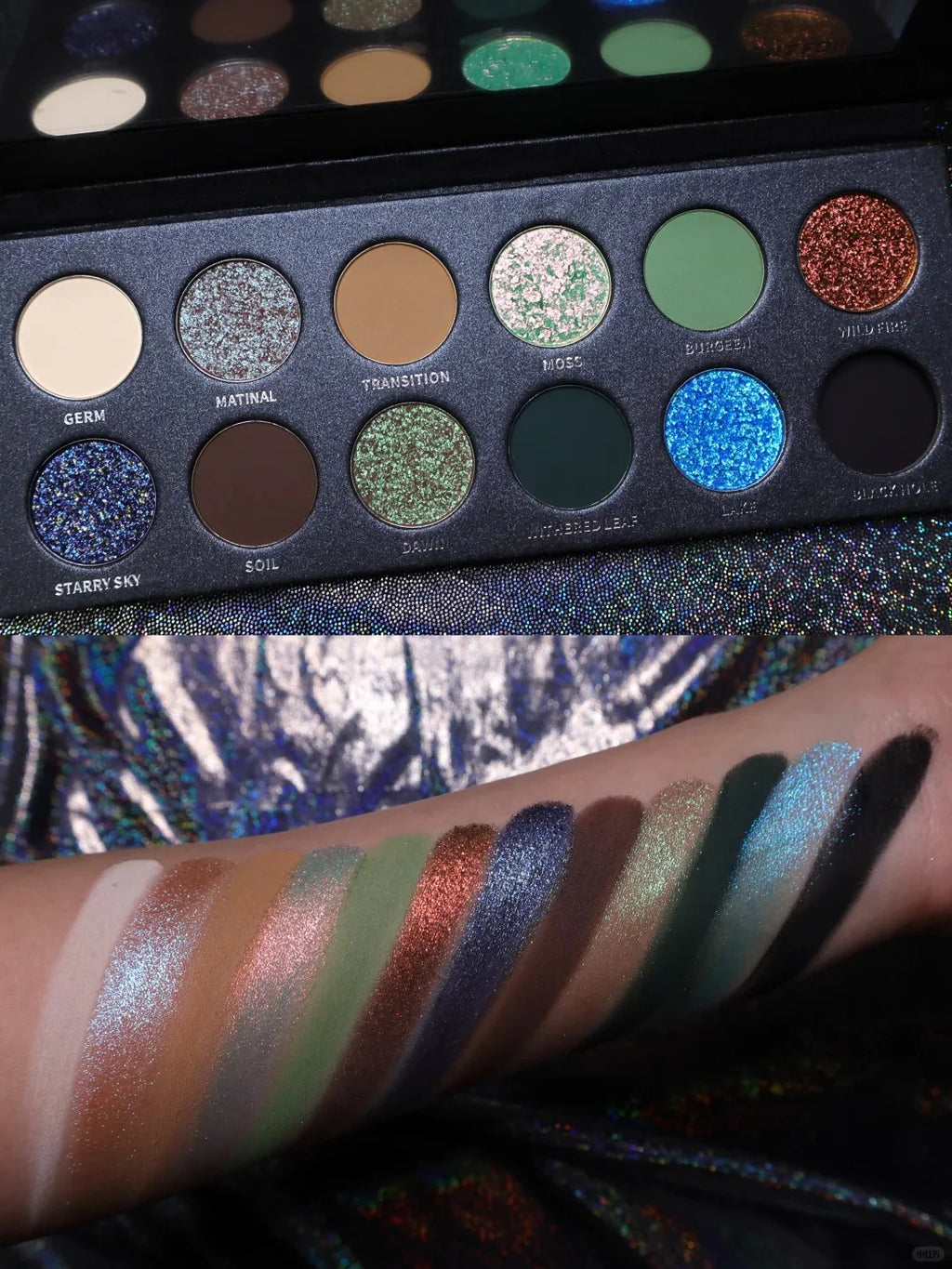 KRYPTEIN COSMETICS BURNT FOREST Chameleon Eyeshadow Palette