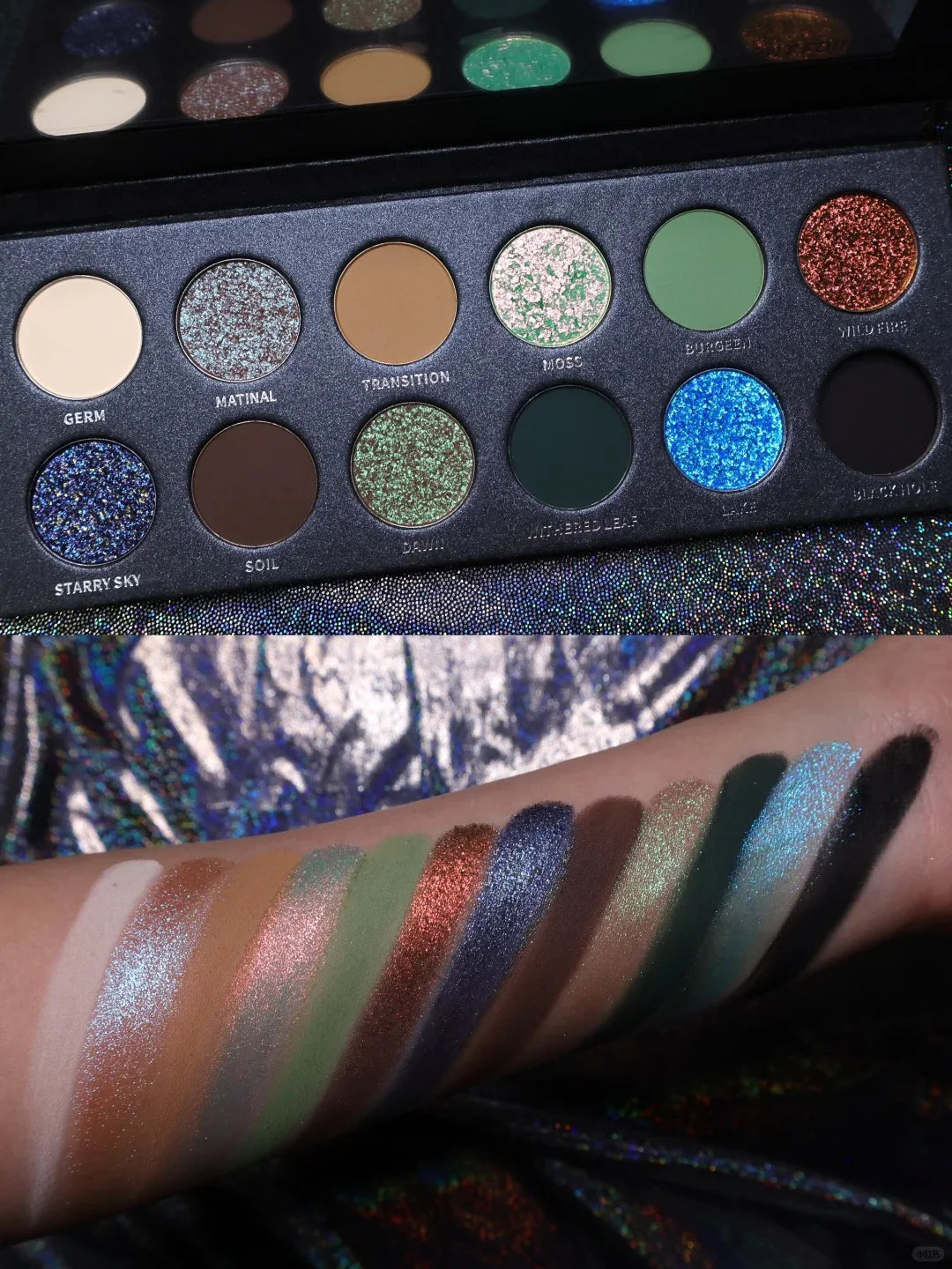 KRYPTEIN COSMETICS BURNT FOREST Chameleon Eyeshadow Palette