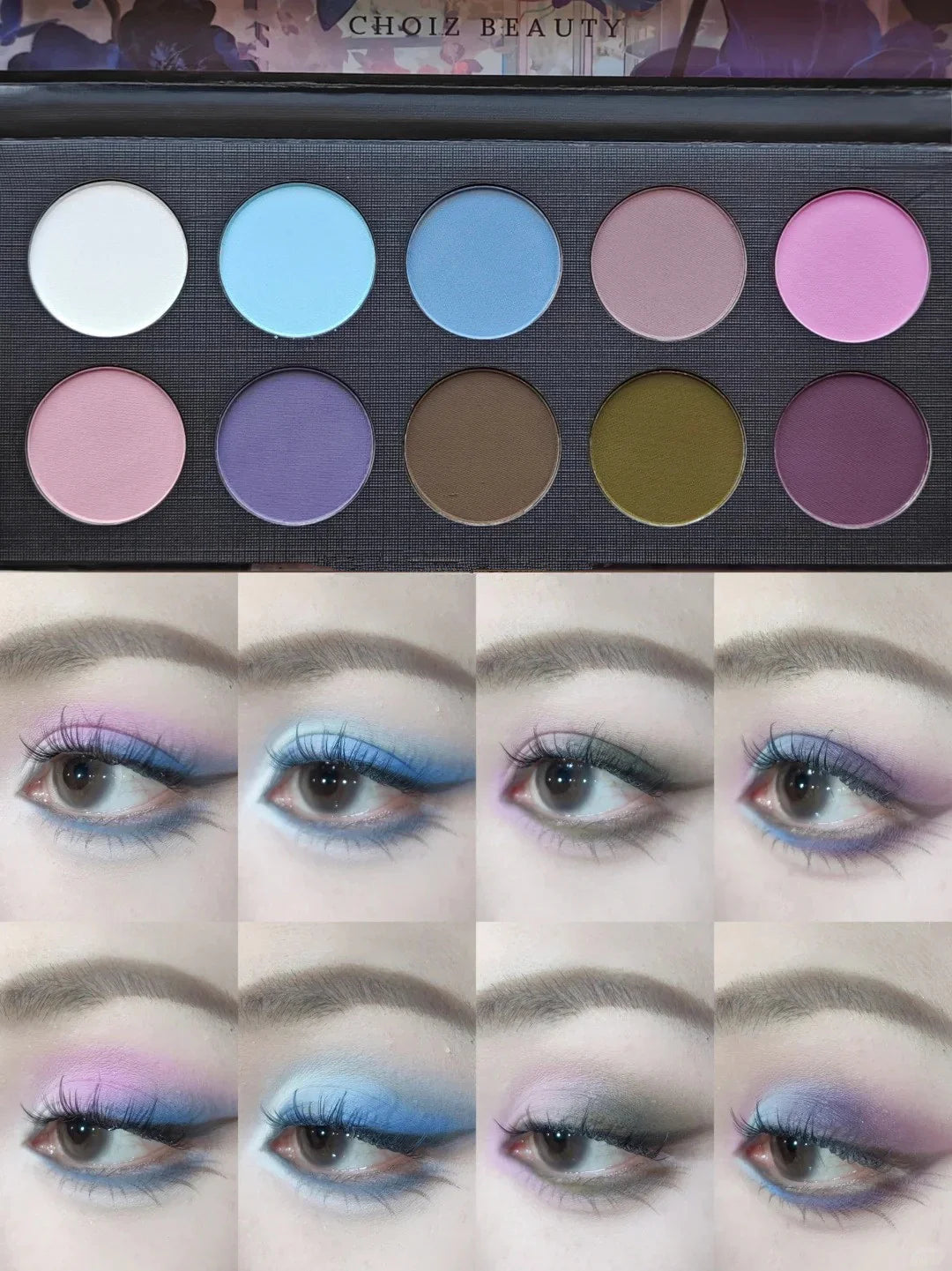 CHOIZ BEAUTY Cold Butterfly Matte Eyeshadow Palette