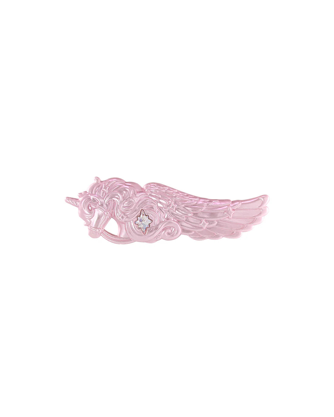 Flower Knows Knight Unicorn Hair Clip