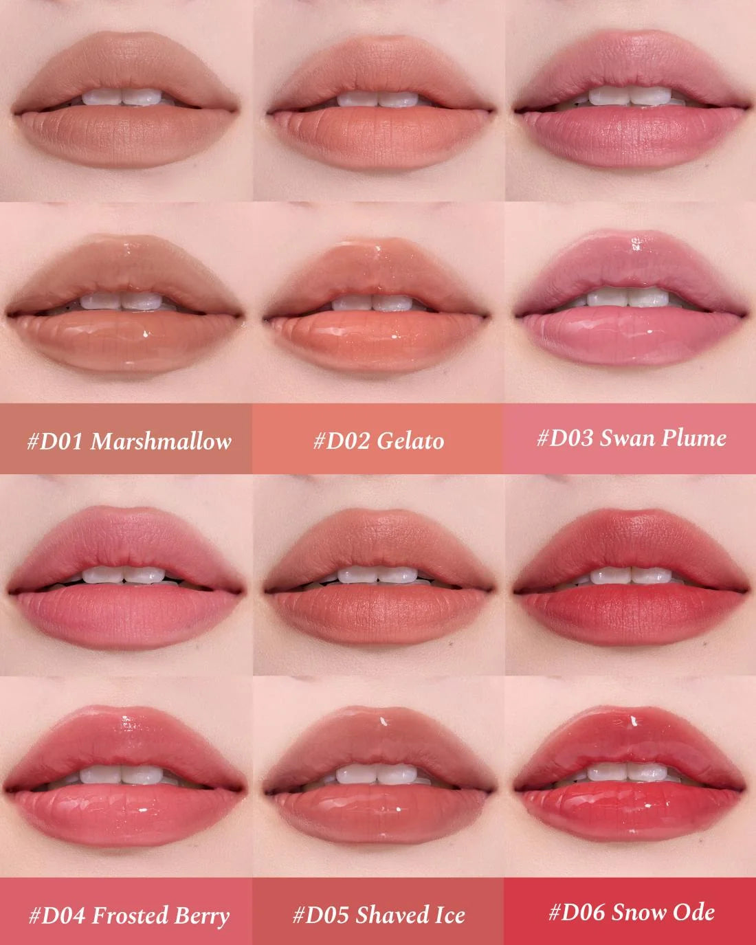 Flower Knows Snow Ballet Lip Duo