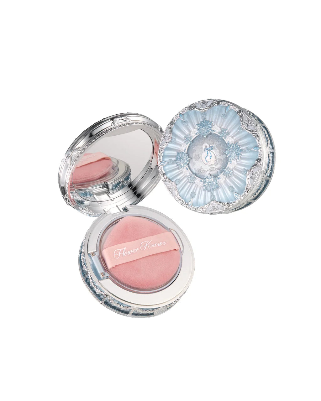 Flower Knows Snow Ballet Serum-Infused Pressed Powder