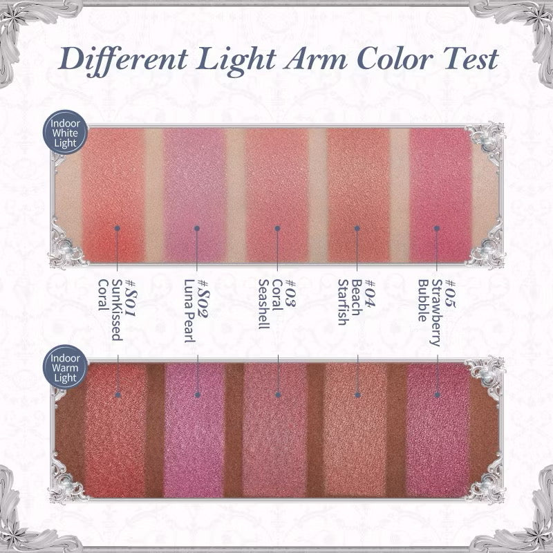Flower Knows Shell's Jewel Silk Satin Blush