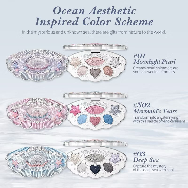 Flower Knows Shell's Jewel Eyeshadow Palette