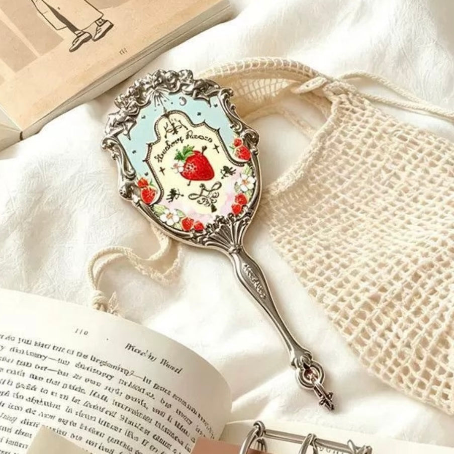 Flower Knows Strawberry Rococo MINI Hand Mirror Limited Edition