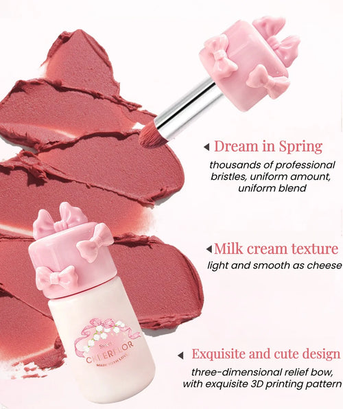 CHEERFLOR Girl's Bowknot Velvet MatteMakeup Cream
