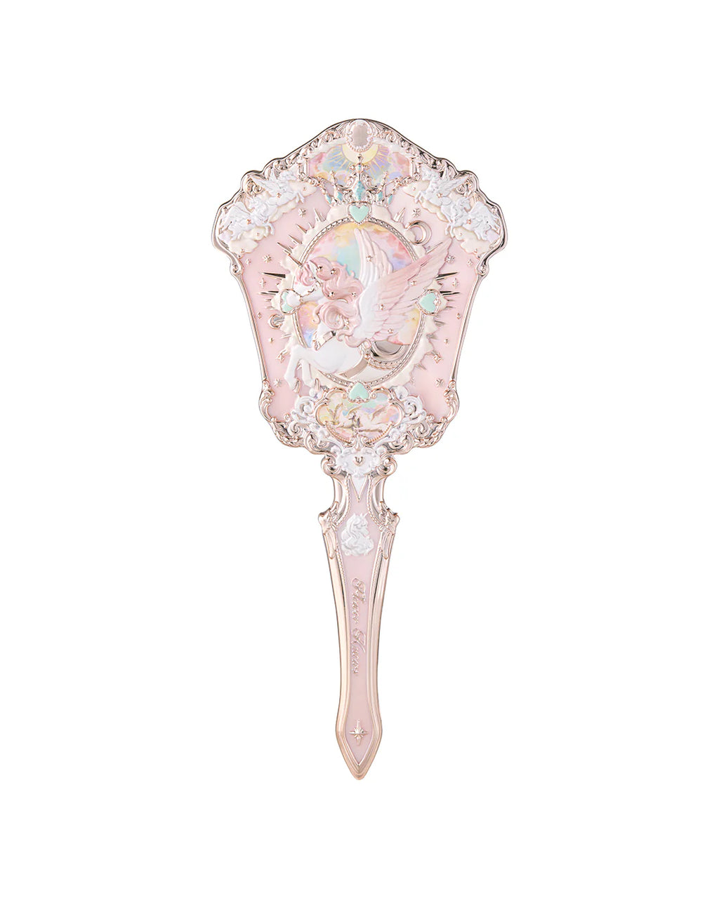 Flower Knows Knight Unicorn Hand Mirror