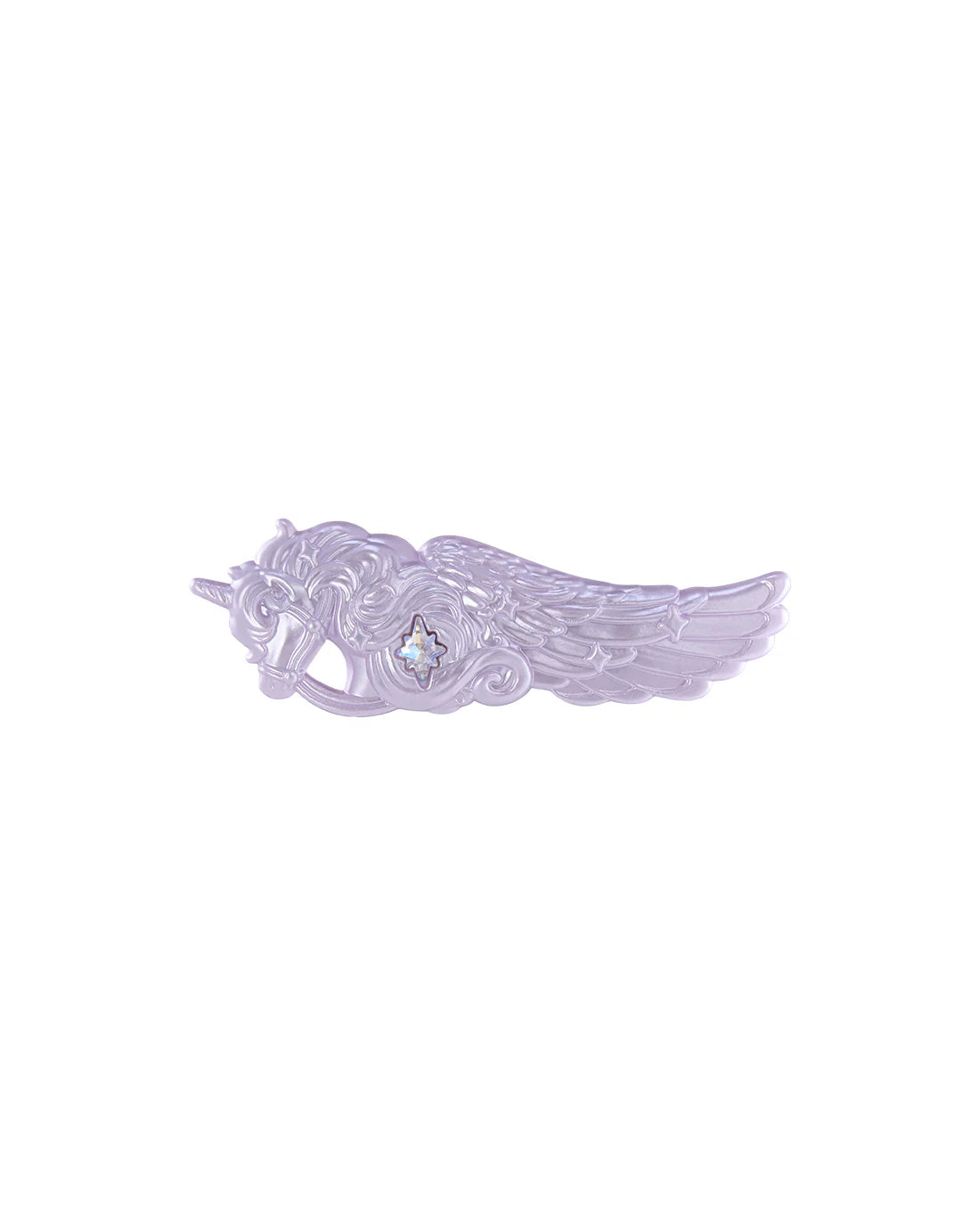 Flower Knows Knight Unicorn Hair Clip