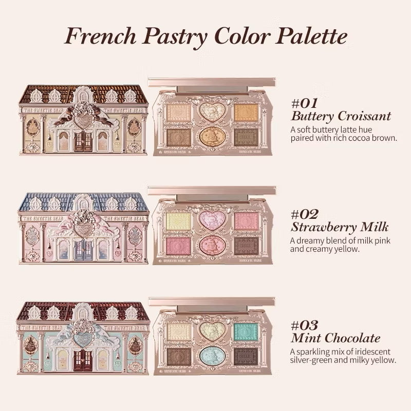 Flower Knows The Sweetie Bear Eyeshadow Palette