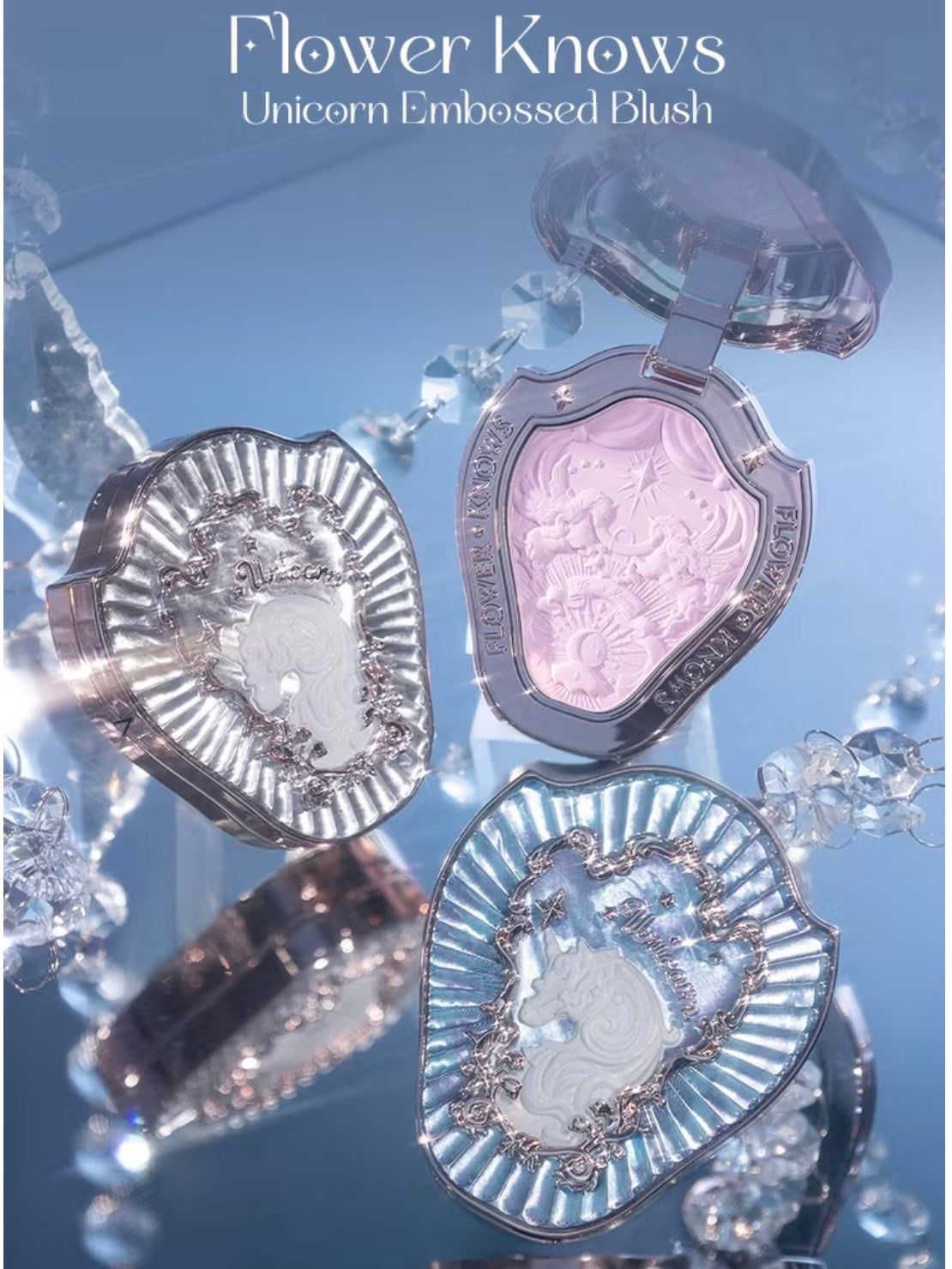 Flower Knows Unicorn Embossed Blush 03 Sakura Avenue
