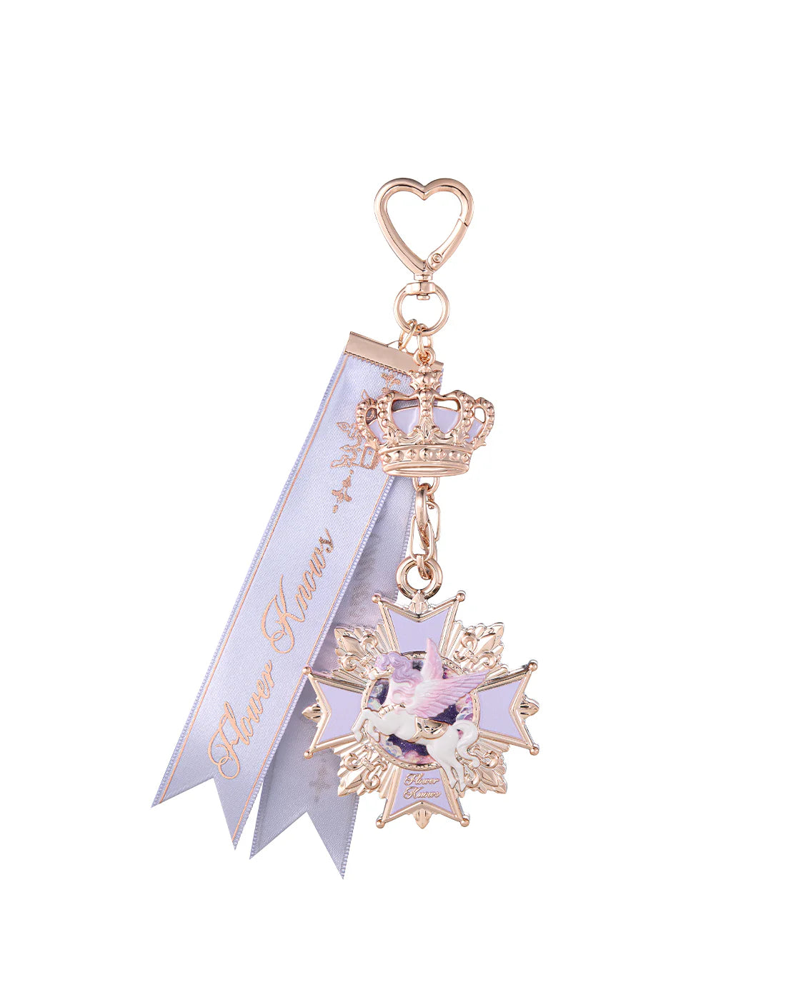 Flower Knows Knight Unicorn Aegyosal Eyeshadow Palette & Charm