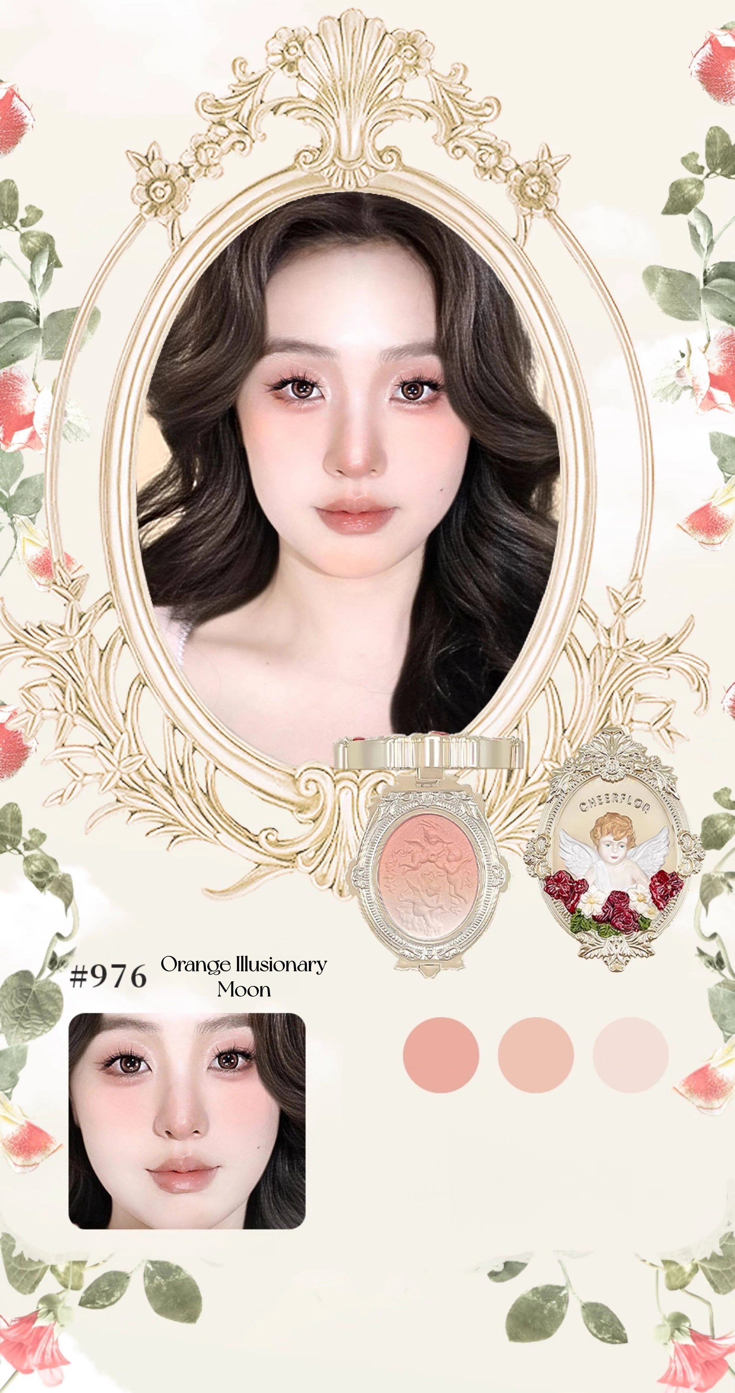 CHEERFLOR Angel Sculpture Makeup Blusher