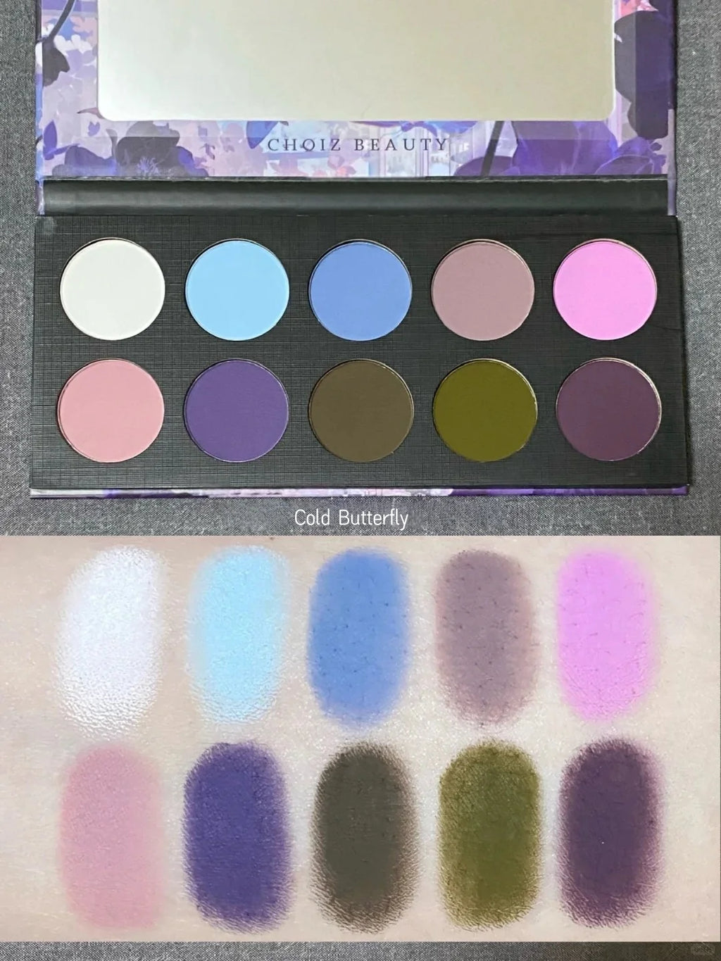 CHOIZ BEAUTY Cold Butterfly Matte Eyeshadow Palette
