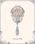 Flower Knows Swan Ballet Hand Mirror