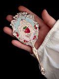 Flower Knows Strawberry Rococo MINI Hand Mirror Limited Edition