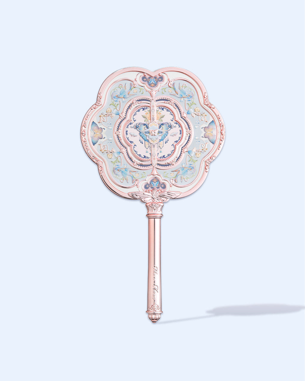 फ़्लावर नोज़ बटरफ्लाई क्लाउड कॉलर हैंड मिरर