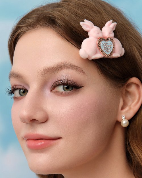 Flower Knows Bunny Garden Hairclip