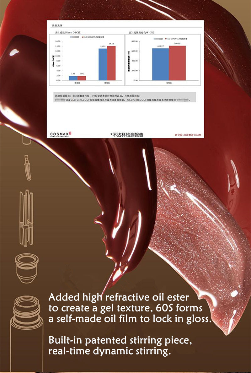 Girlcult Lip Glaze Gold Rush J809