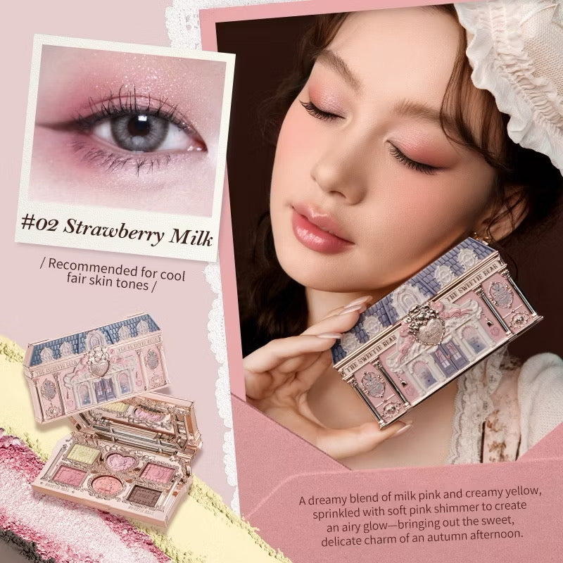 Flower Knows The Sweetie Bear Eyeshadow Palette