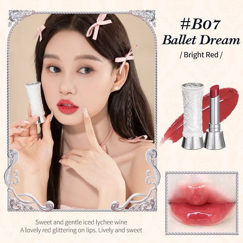 Flower Knows Swan Ballet Shine Lipstick