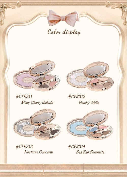 CHEERFLOR Dream Music Box  4-color Eyeshadow Palette