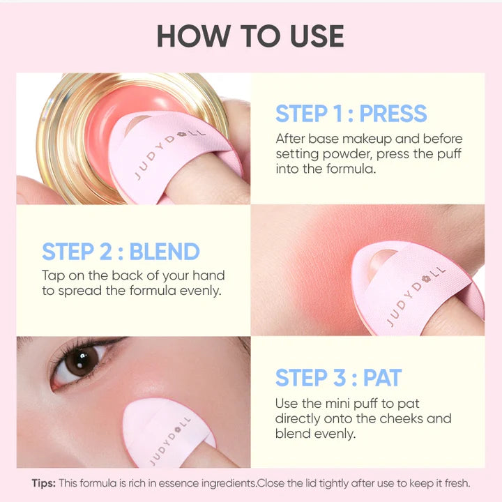 Judydoll Pudding Bouncy Blush
