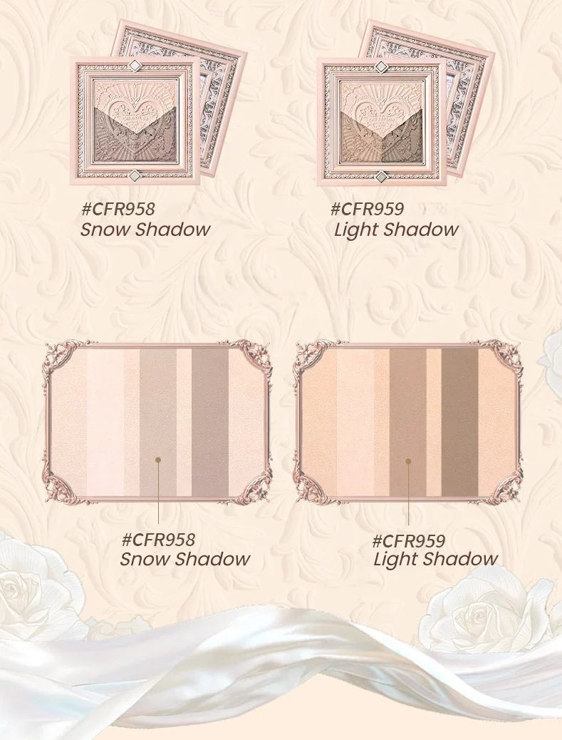 CHEERFLOR Picture Frame 3-color Contour Palette