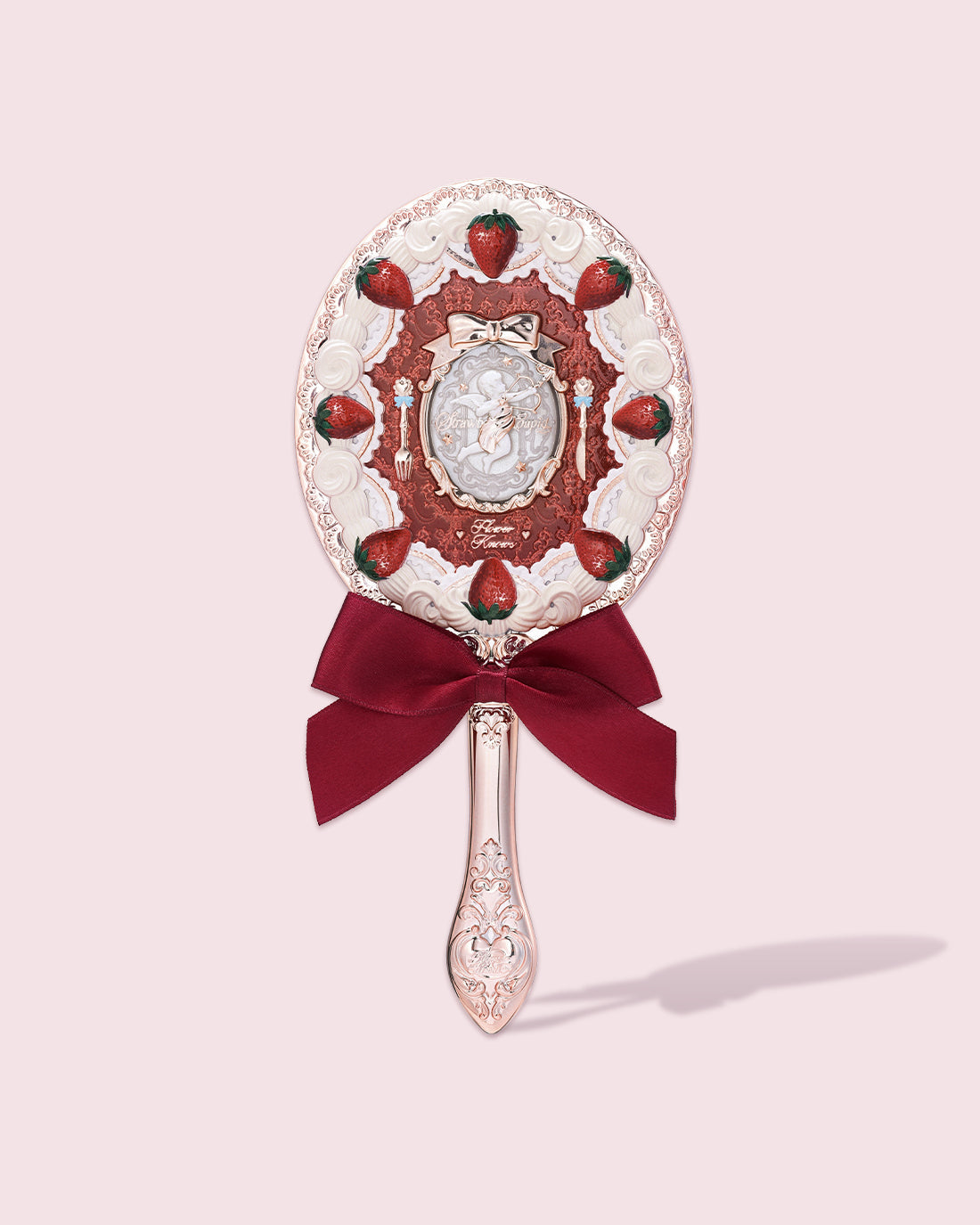 Flower Knows Strawberry Cupid Hand Mirror Red Velvet