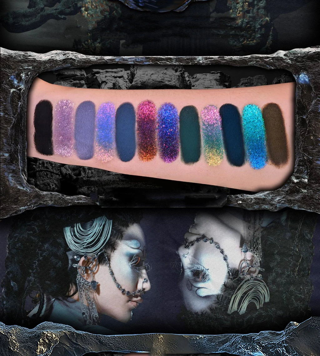 SUGAROCK Dark Dust 12 Color Eyeshadow Palette
