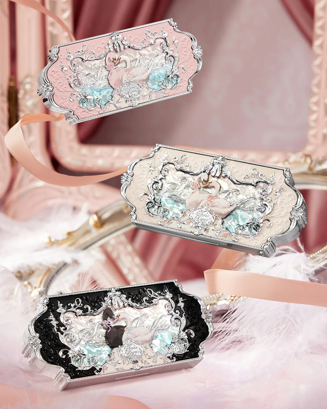 Flower Knows Swan Ballet Eyeshadow Palette