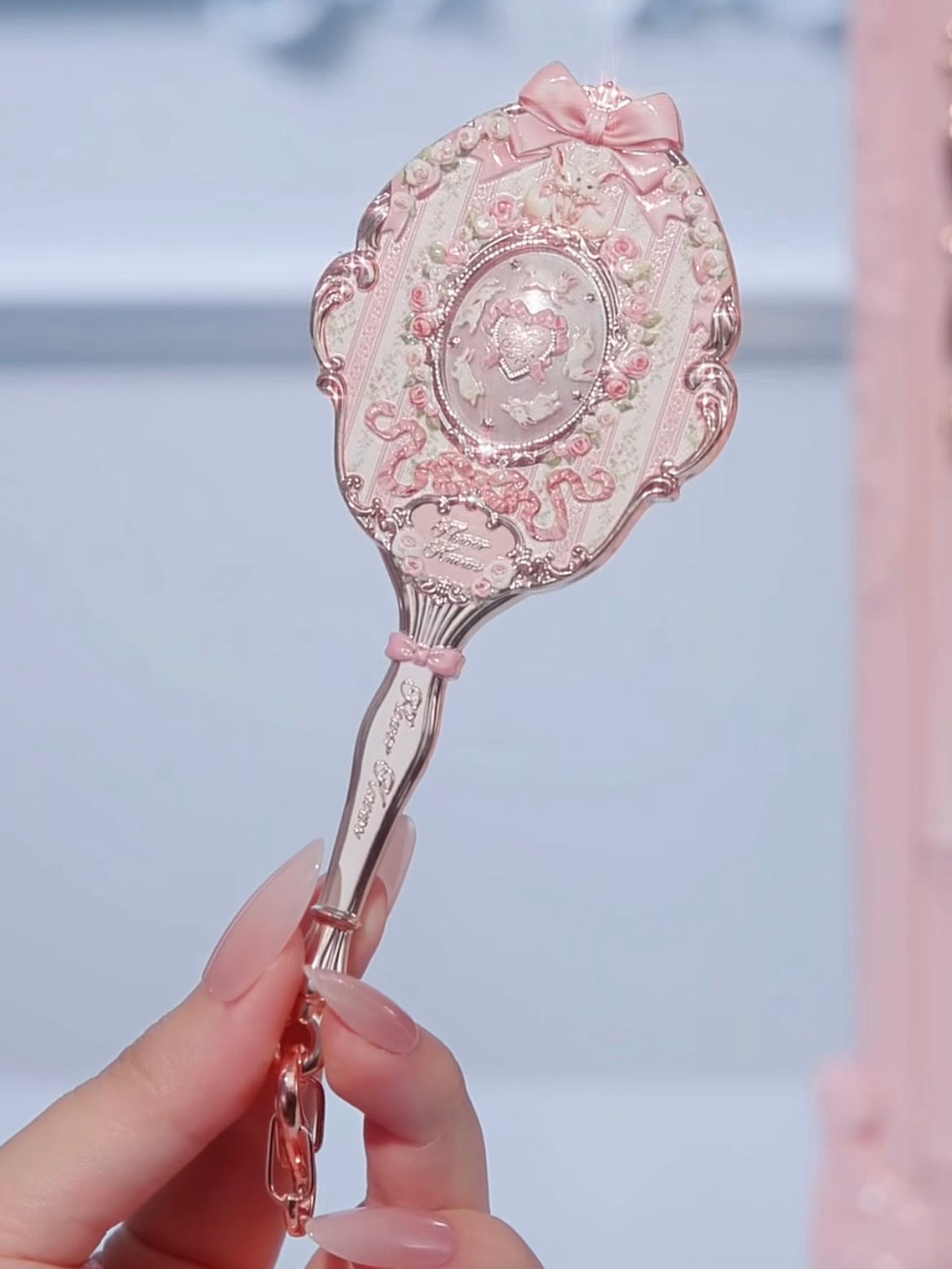 Flower Knows Bunny Garden MINI Hand Mirror Charm Limited Edition